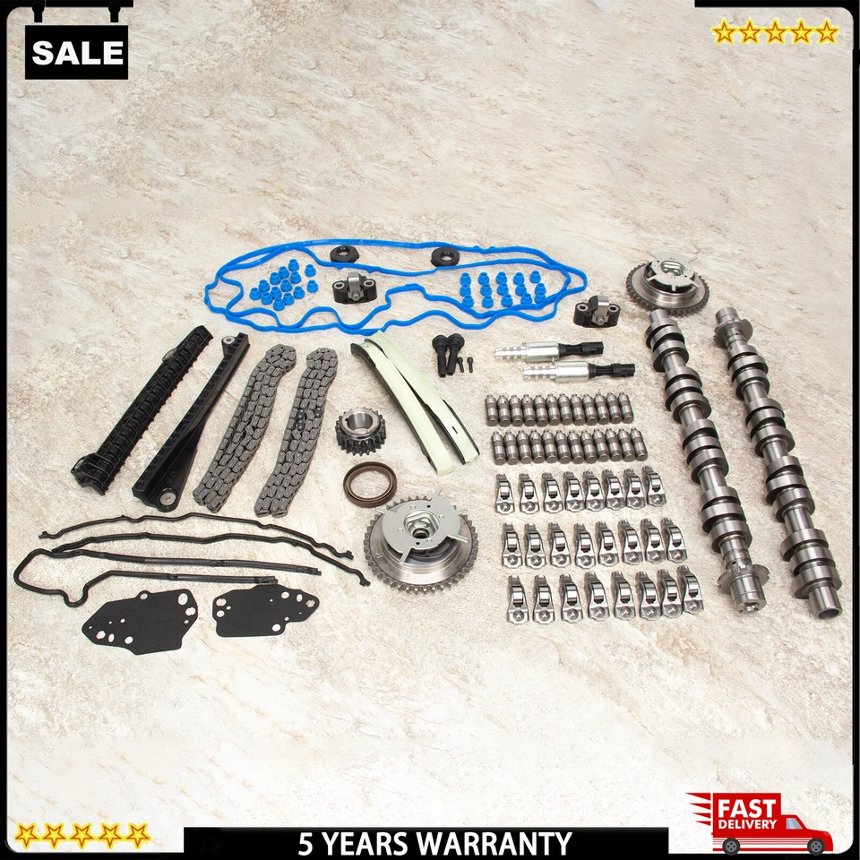 Kit de eixo de cames OEM para Ford 5.4L 3V + kit de phasers de corrente de temporização 3R2Z6A257DA EUA - Imagem 3 de 4