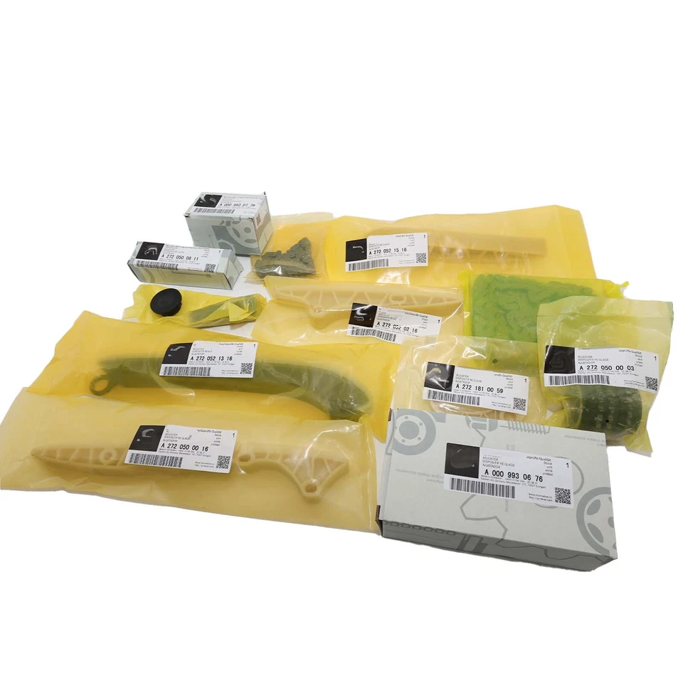 For Mercedes Benz W203 W164 R171 R230 E350 M272 NEW Engine Timing Chain kit OEM Foto 3 de 4