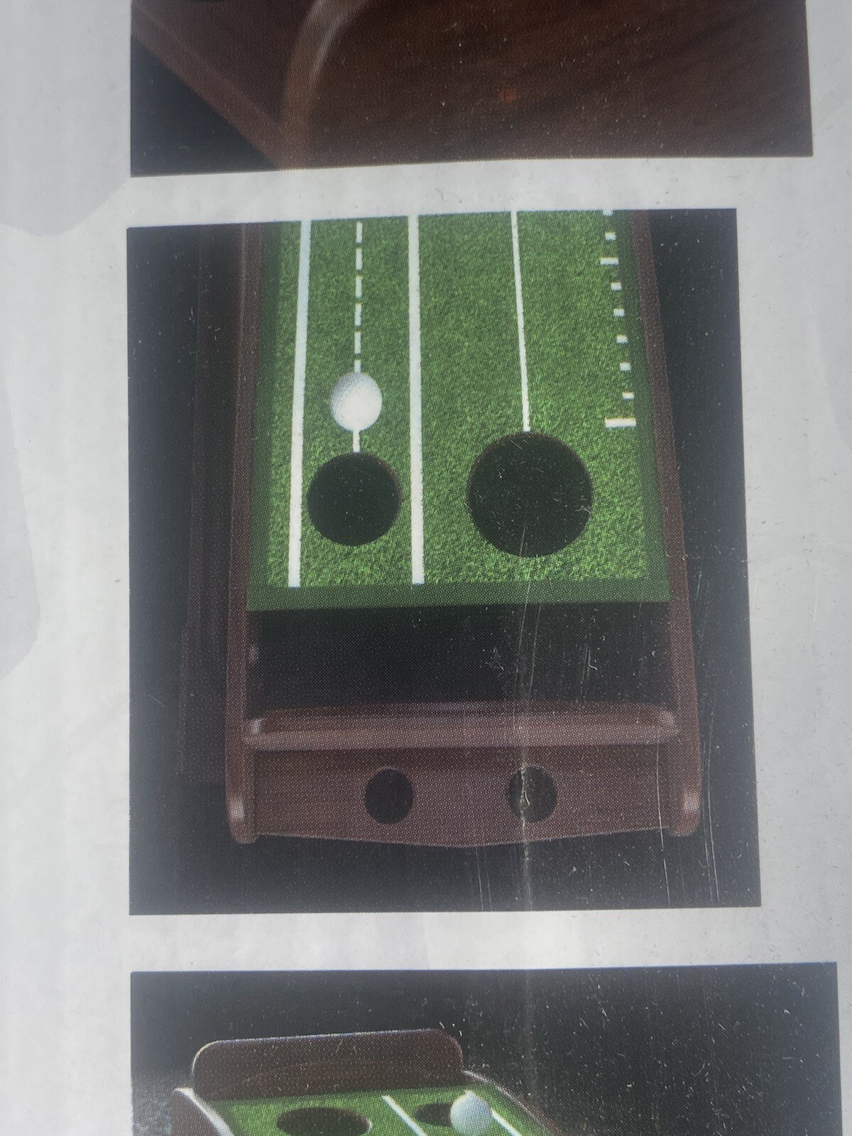 PERFECT PRACTICE Putting Mat Indoor Golf Putting Green with 1/2 Hole