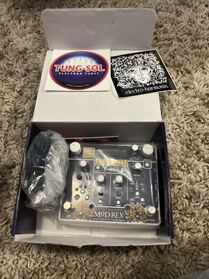 Electro-Harmonix EHX Mod Rex Polyrhythmic Modulator Guitar Effects Pedal w/ MIDI