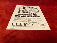 PGUN11 ADVERT 11X8 ELEY WADCUTTER MATCH.177 PLLETS