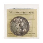 1 Dollar 1967 ICCS MS-64