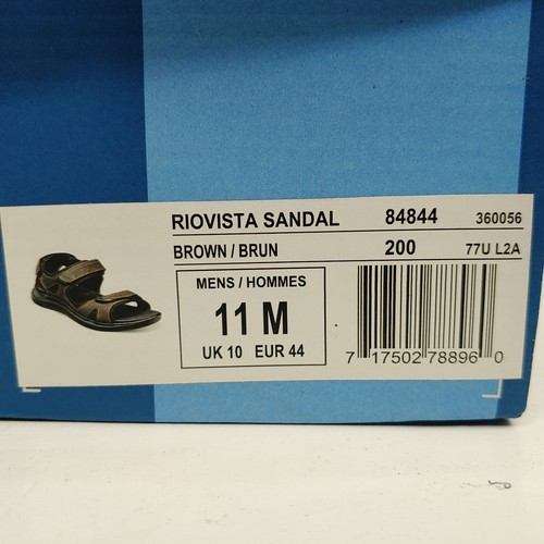 Nunn Bush Riovista Gladiator Sandals Mens Size 11 M Brown/Black 84844 Outdoors - Afbeelding 8 van 8
