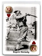 2000 U.S. Playing Card Co. All Century Team Rogers Hornsby St. Louis Cardinals