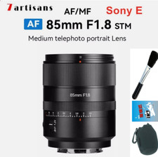 7Artisans 85mm F1.8 STM AF Auto Focus Full Frame Portrait Lens for Sony E-mount