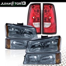 Fit For 03-06 Chevrolet Silverado 1500 Headlights Lamps Tail Lights