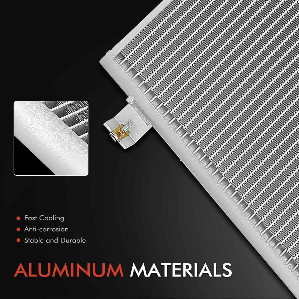 Condensador de aire acondicionado con receptor secador para Western Star 4800SB 4800SF 4900EX 6900XD Foto 2 de 4