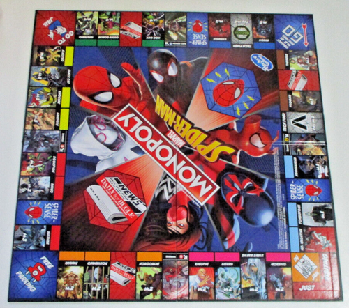 Marvel Spider-Man / Spiderman Monopoly Set - Hasbro Gaming - 195166146294 - Picture 8 of 9