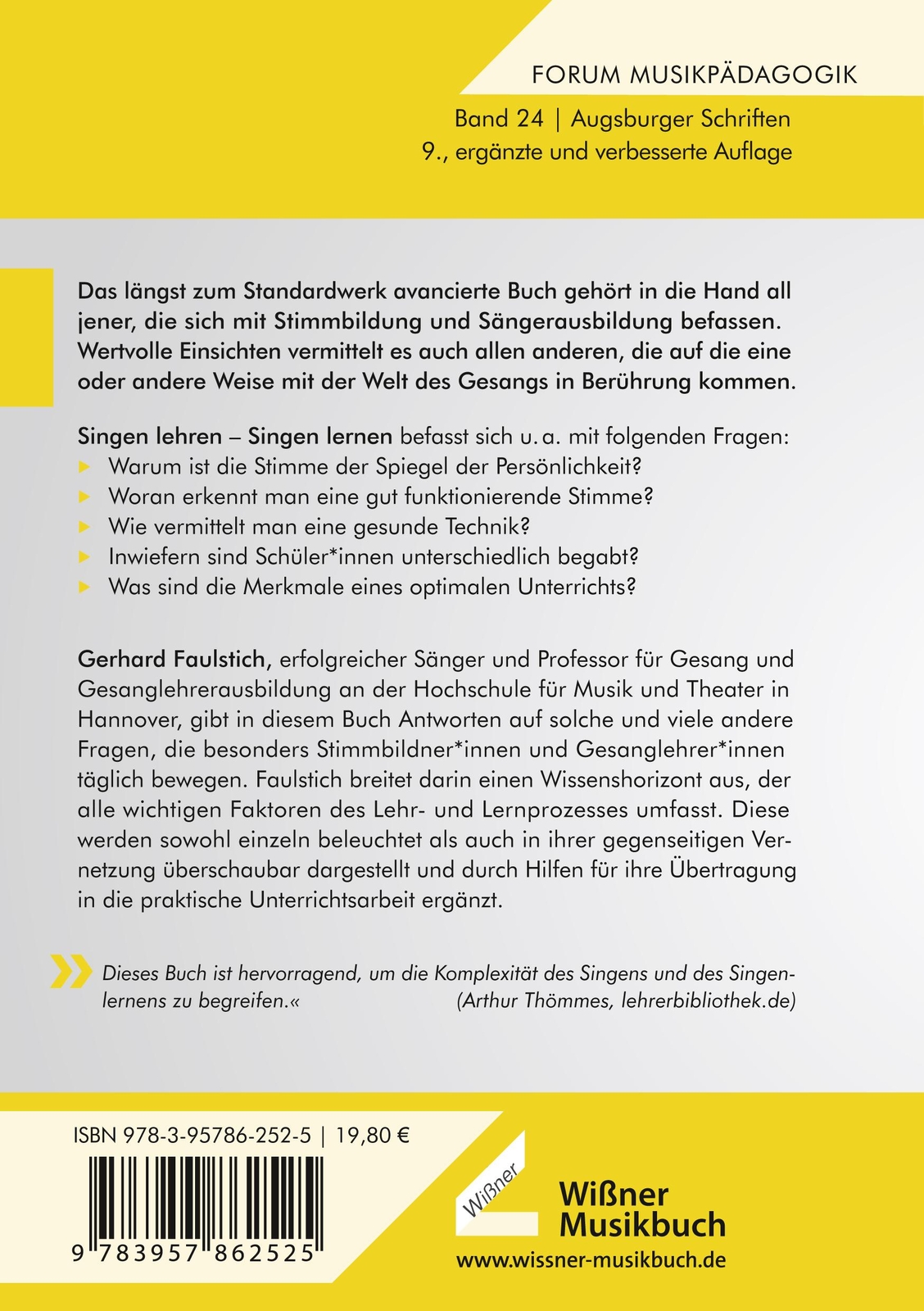 Thumbnail - Singen Lehren - Singen Lernen Gerhard Faulstich