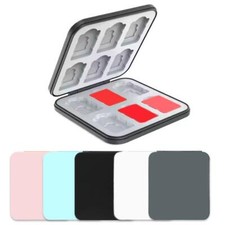Game Card Case 12 Slot Storage Holder For Switch Travel Carry Cover Box G2Q8