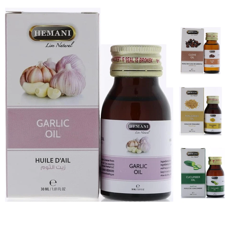 HEMANI 100% Natural Herbal Cold Pressed Naturally Extracted Aromatherapy Essential Oil