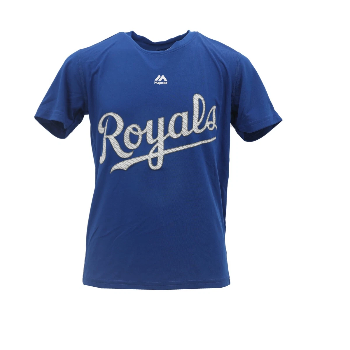 Kansas City Royals No8 Mike Moustakas Grey Cool Base Stitched Youth Jersey