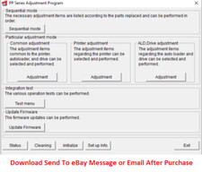 Adjustment Service Program Epson PP-50 PP-50BD PP-100 PP-100N PP-100AP PP-100II