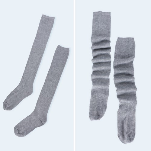 Girls Ladies Women Thigh High Over the Knee Socks Extra Long Cotton Stockings - Picture 14 of 27