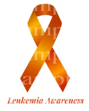 Leukemia Awareness Ribbon ~ Edible 2D Fondant Cake Cupcake Topper ~ D24510 *