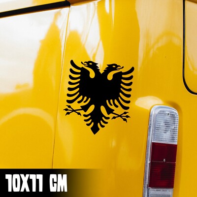AUTO AUFKLEBER ''ALBANIEN'' 10X11CM STICKER SHQIPE ALBANIA TUNING STICKER #0102