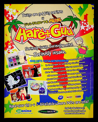 Hare + Guu Funimation Animenation 2006 Anime Print Magazine Ad Poster ADVERT
