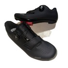 SPEED Men’s Size 7 EU 40 Cycling Shoes Road Bike Riding Spinning Black Cleats