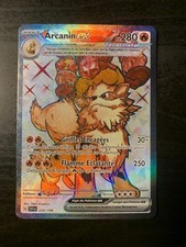 Carte Pokémon : Arcanin EX 224/198 Ecarlate & Violet Française NEUF