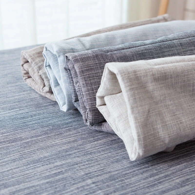 1 peça 40 40 cm almofada fina algodão linho cadeira tapete estilo japonês almofada de estudo estudante - Imagem 3 de 4