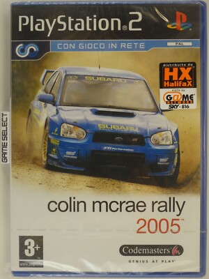 COLIN MCRAE RALLY 2005 PS2 PLAYSTAION 2 PAL ITALIAN ORIGINAL NEW SEALED