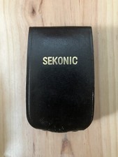 Vintage Sekonic Auto-Leader 3 Model L-162 Light Meter W/ Leather Case Japan