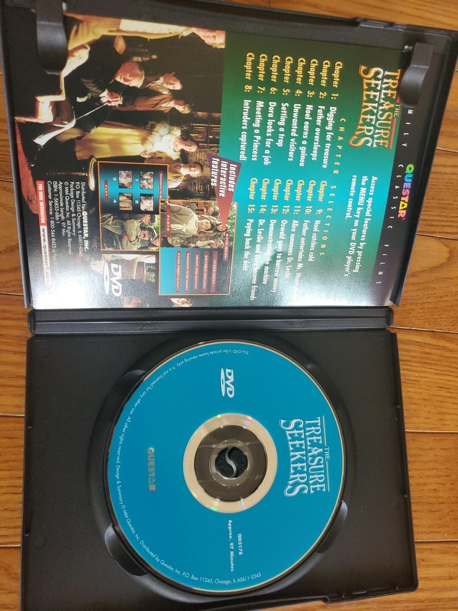 Rare The Treasure Seekers DVD 1996 Questar Family Classic Films