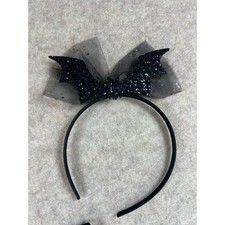 Sparkle Tulle Glitter Bat Headband Halloween