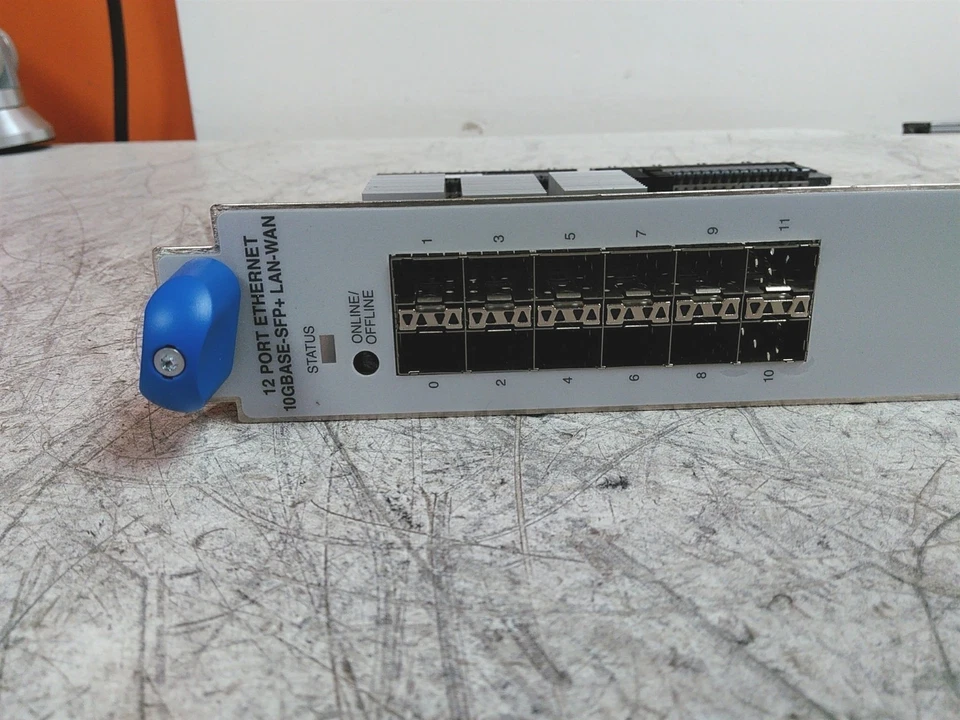 Módulo Ethernet de 12 puertos Juniper Networks PF-12XGE-SFPP-A defectuoso como está Foto 4 de 4