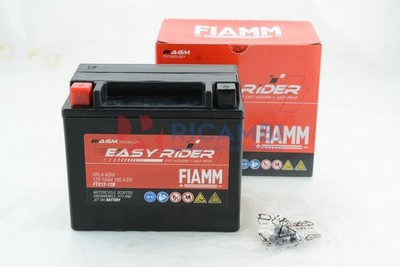 Batterie Start Vrla AGM 12V 10AH 180A En Motorrad Roller Atv - FIAMM FTX12-12B