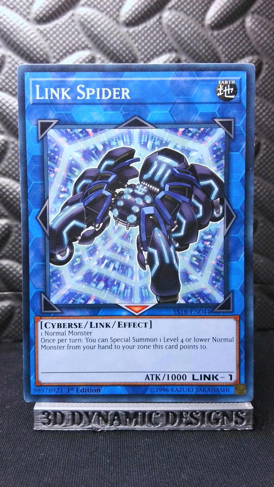| Yugioh Link Spider YS18-EN044 1st Edition Common Starter Deck Codebreaker LP |