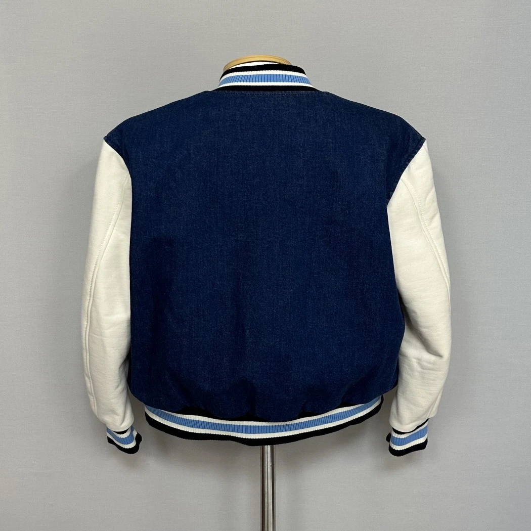 Giacca denim Gucci con toppa logo 105 116485275