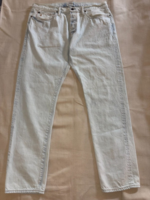 Todd Snyder Jeans Mens 36x32 12.5oz Cotton Selvedge Blue Slim Denim