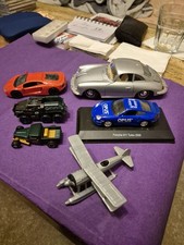 5 Modell Autos 1 Doppeldecker Modell  Verschiedene Größen