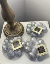 Silver Floating Candles, Ashland Basic Elements 3 Packages of 9, 26 Candles NWT