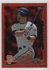 2014 Topps Update Red Hot Foil Brandon Hicks #US-83 0e3
