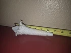 1 Fenton Milk Glass 6.5 " Hobnail Epergne Replacement For  Horn Flower Vase Vtg