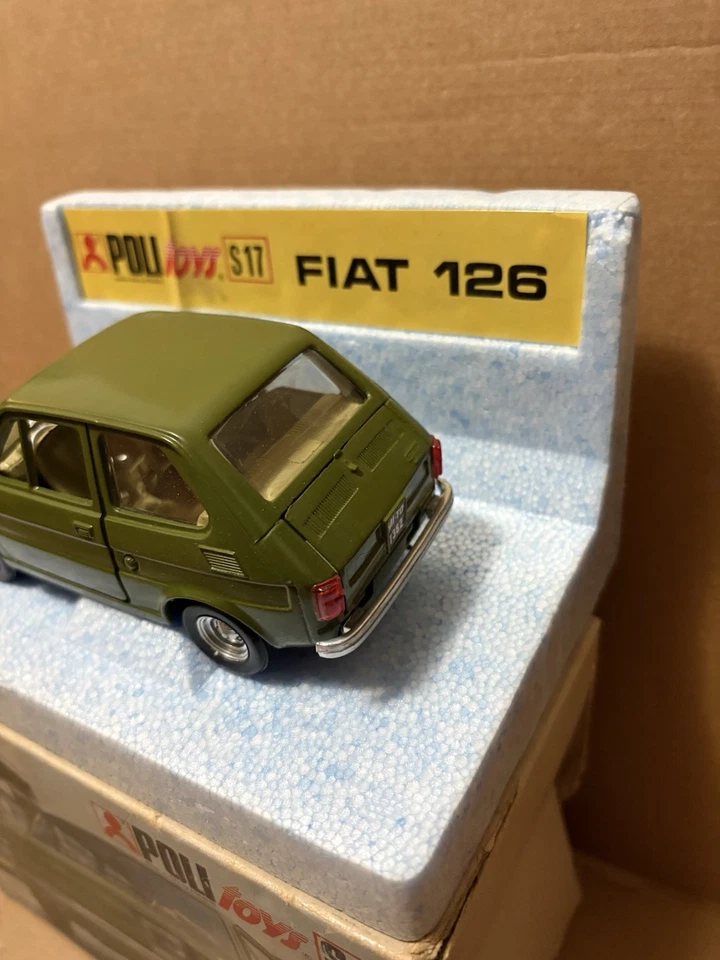 Politoys Fiat 126 1/25 perfetto con scatola originale - Immagine 4 di 4