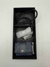 Michael Kors Men Women's Airpod Case Unisex Black with Lanyard Comes With Box MK