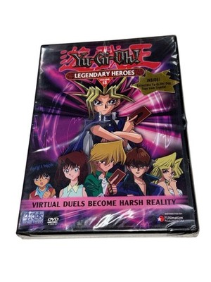 Yu-Gi-Oh - Vol. 15: Legendary Heroes (DVD, 2003) Brand New Sealed w/ DOG TAGS