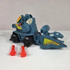 Vintage 1981 Mattel He-Man MOTU Battle Ram Vehicle with 2 Missiles Works