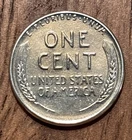 1943-D Gem Brilliant Uncirculated Steel Wheat Cent - World War II Era Coin (b)