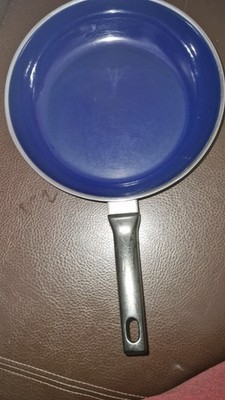 Silit Silargan Bratpfanne rund Blau Antihaft für Gas Elektro Induktion 24 Cm
