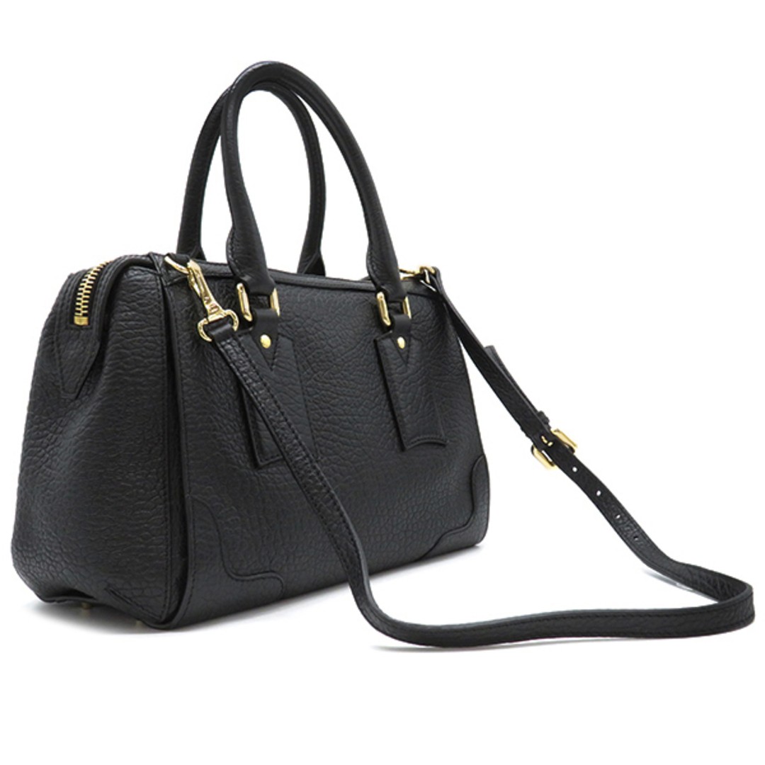 バーバリー 2WAYバッグ SM GLADSTONE Burberry 2Way Bag Sm Gladstone Leather Black Gold Hardware