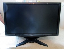 Acer G215HV 21.5  LCD Monitor  Stand. DVI-D VGA Tested Black w/ Manual