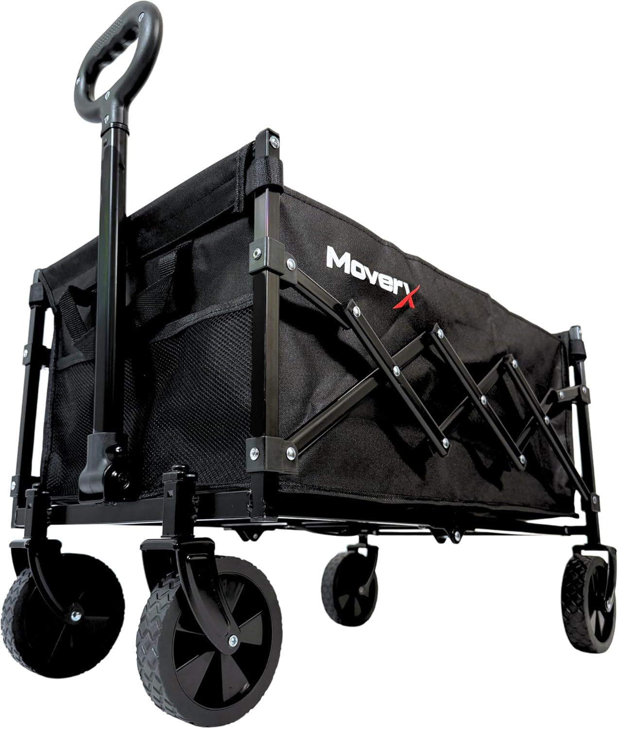 70L Festival Trolley on Wheels, Folding Wagon, Portable Camping Cart, Collapsibl
