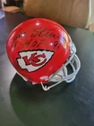​Jan Stenerud Autographed Kansas City Chiefs Mini Helmet HOF 91 (Schwartz COA)