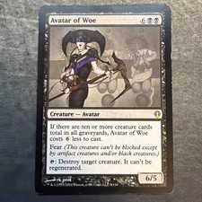 Avatar of Woe Prophecy MTG Regular Lightly Played