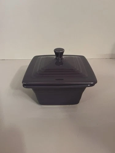 New Fiesta Ware Color LAVENDER COVERED BOX New With Tag