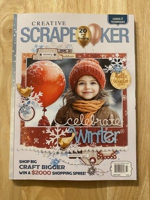 Creative Scrapbooker Magazine Book Zine How To Winter 2025 2026 Crafts Art